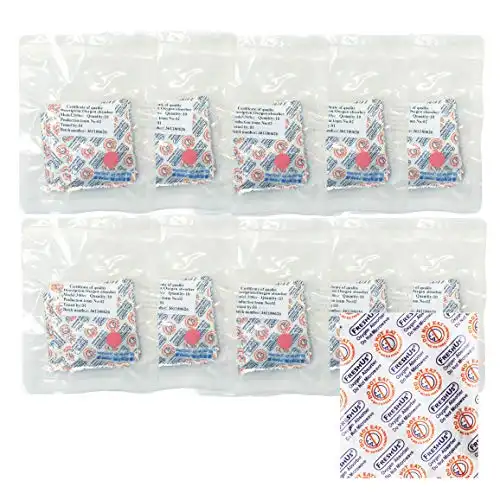 300cc Oxygen Absorber 100 Packets (10 individual pack of 10 Packets) - Long Term Food Storage