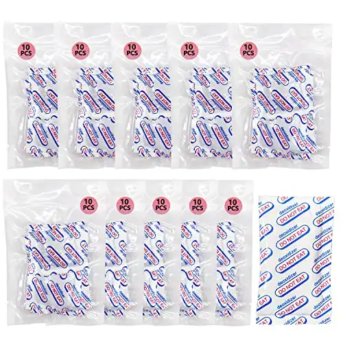 Oxygen Absorbers for Food storage 300CC, 100 PCS (10x PCS of 10) Food Grade for Mylar Bags